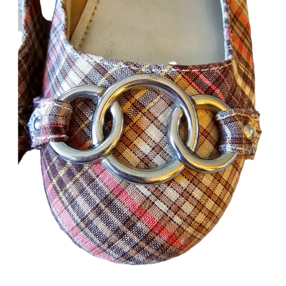 American Eagle plaid casual flats size 8 - Picture 2 of 4
